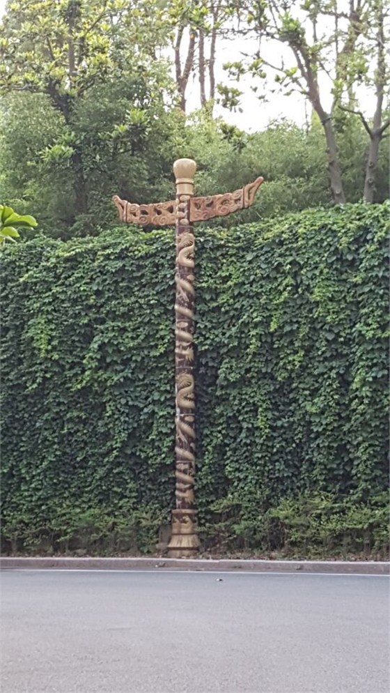 陶瓷龍柱燈 陶瓷龍柱燈